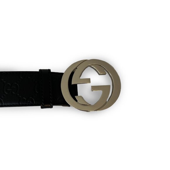 Gucci Signature Leather Belt Size 85 - Picture 2 of 4